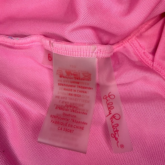 Lilly Pulitzer Tankini Two-piece Floral Swimsuit Sz 6 - Picture 7 of 7